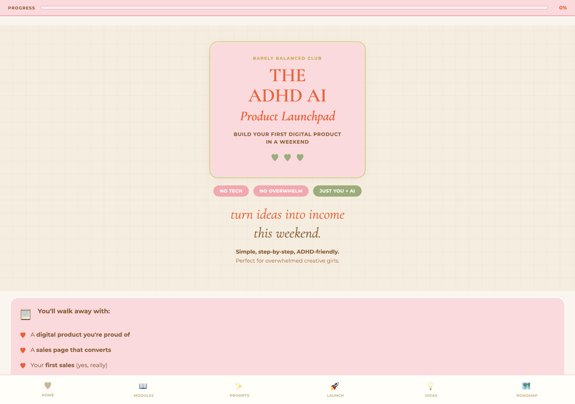 Your command center — everything in one place, no tab chaos