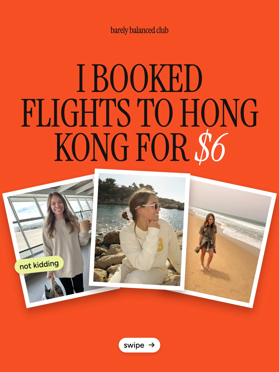 Traffic Engine carousel slide 1 of 8: Hong Kong flight story with Arianna’s travel photos